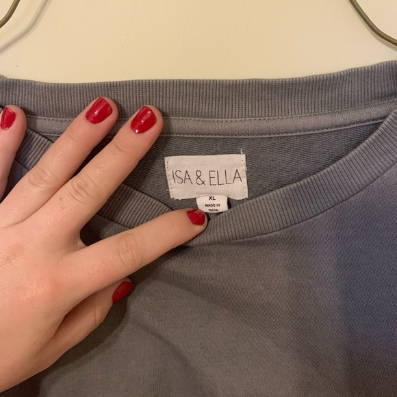 Tie dye crop long sleeve tshirt - Picture 3 of 4